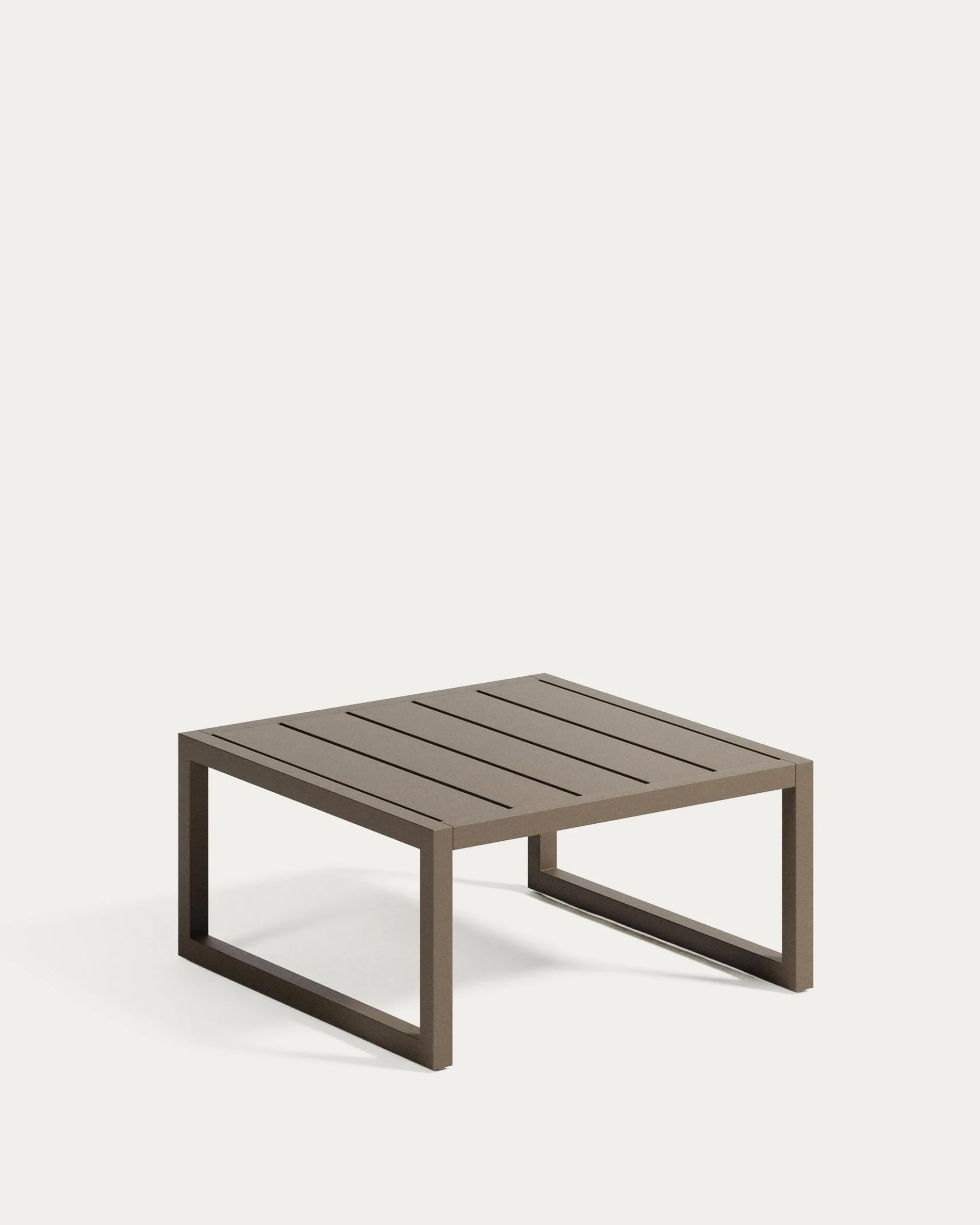 Comova 100% outdoor side table made from green aluminium, 60 x 60 cm