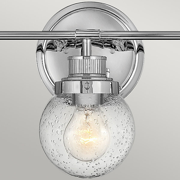 Elstead Hinkley Poppy Applique Salle de Bain Chrome Poli, IP44