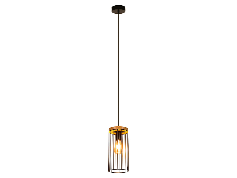 Lampa wisząca Timeo szklana transaprentna