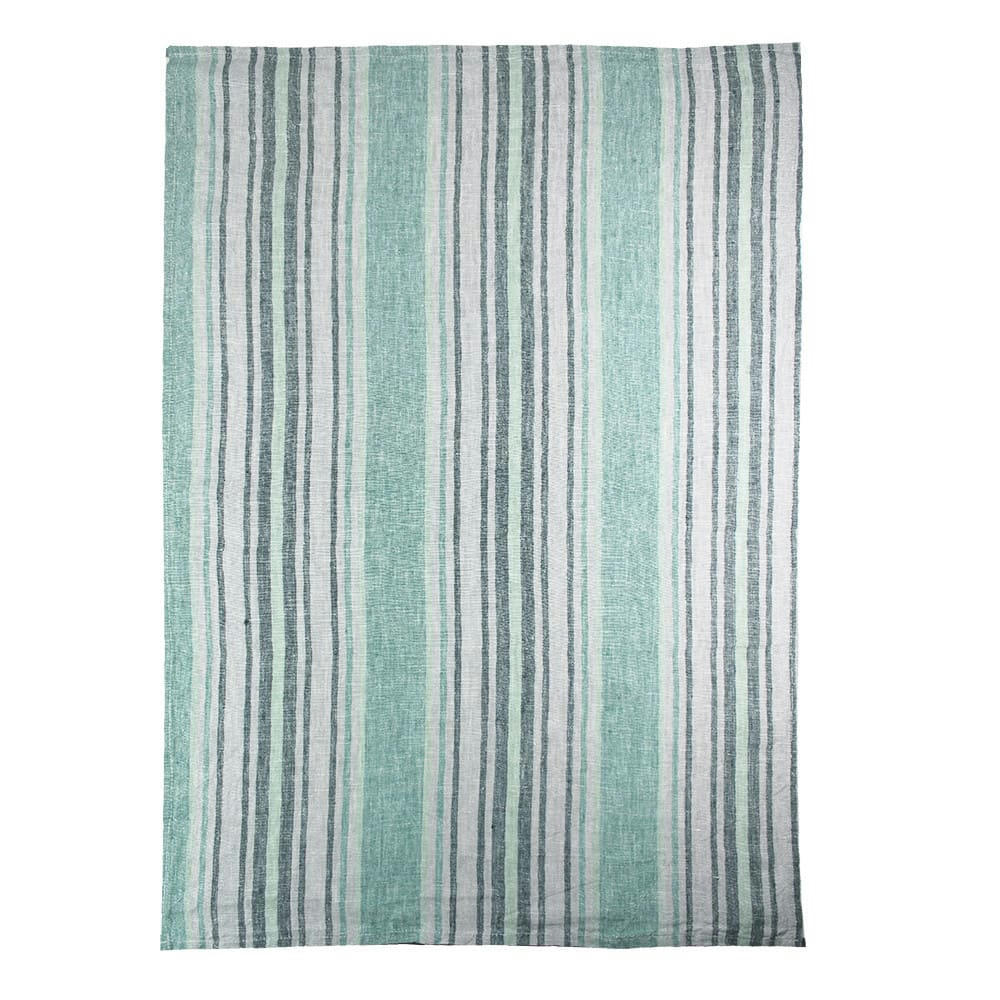 SOMBRILLA EMERAUDE - Torchon  pur lin vert 50x70