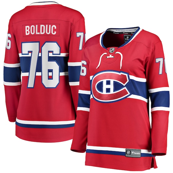 Zack Bolduc Montreal Canadiens  Women's Home Breakaway Jersey - Red