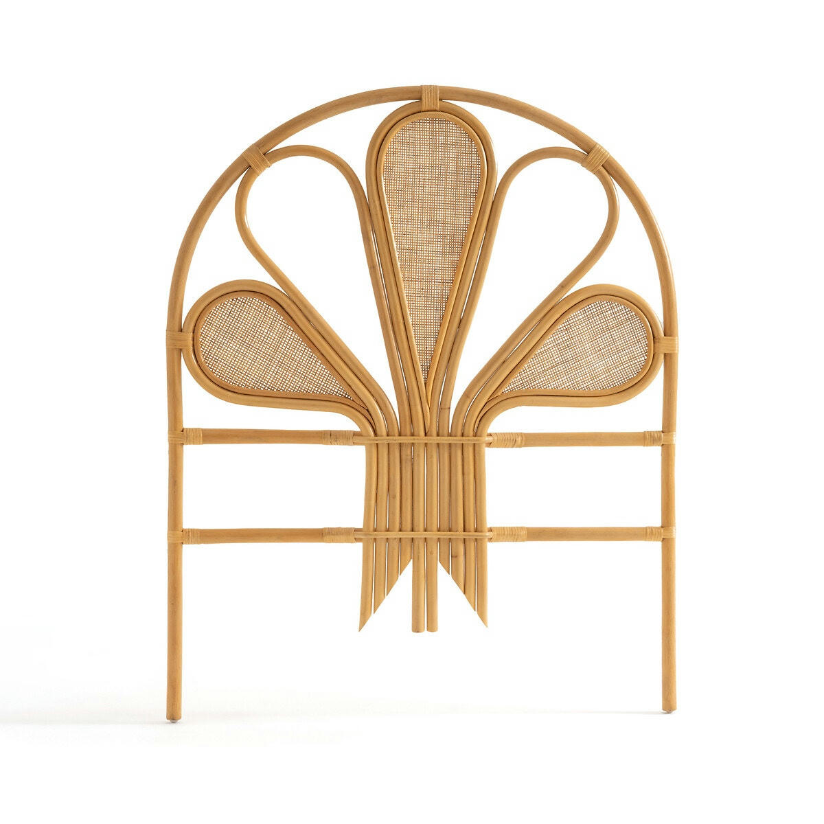 Tête de lit vintage en rotin, Petali