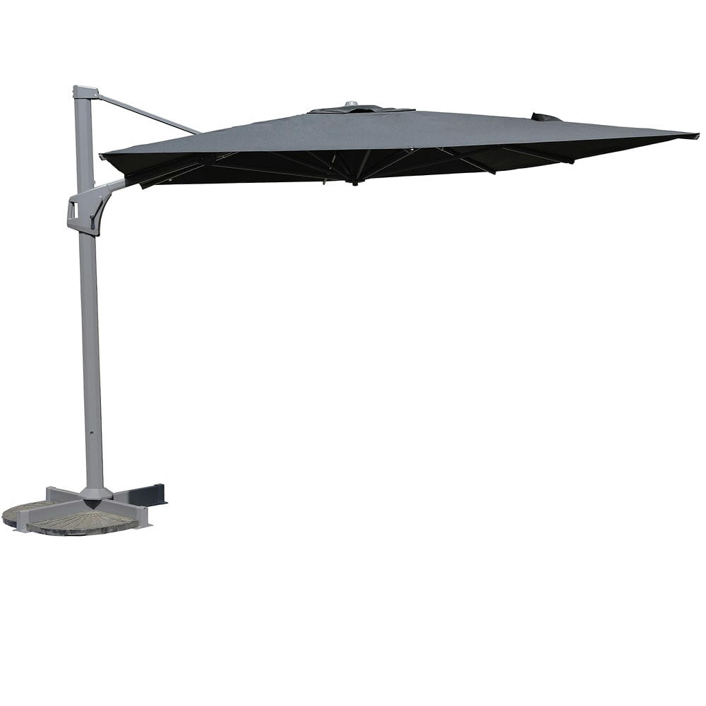 - Parasol déporté 4x3 m noir