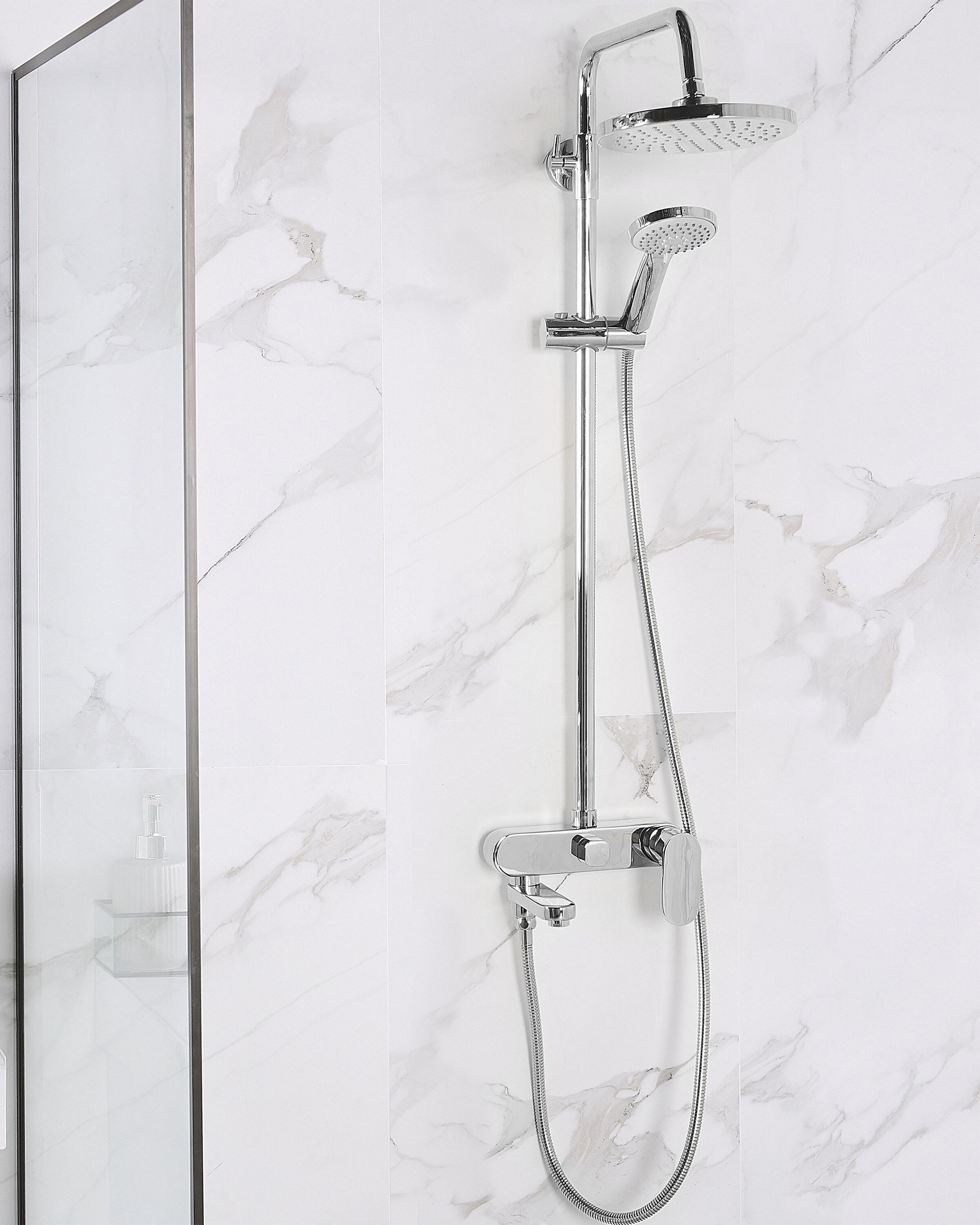 Mixer Shower Set with Rainshower GURARA Silver