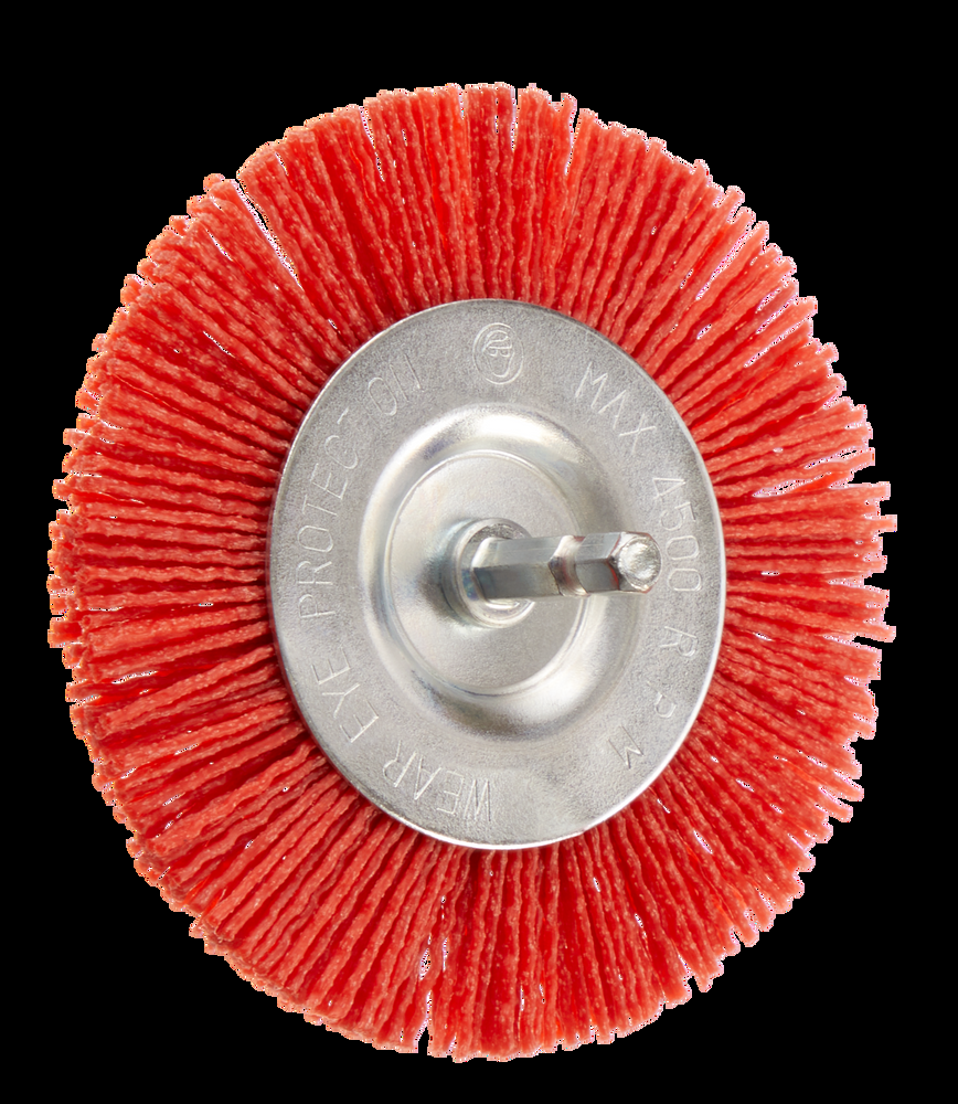 Mastercraft Nylon Wheel Brush, Medium, 4-in