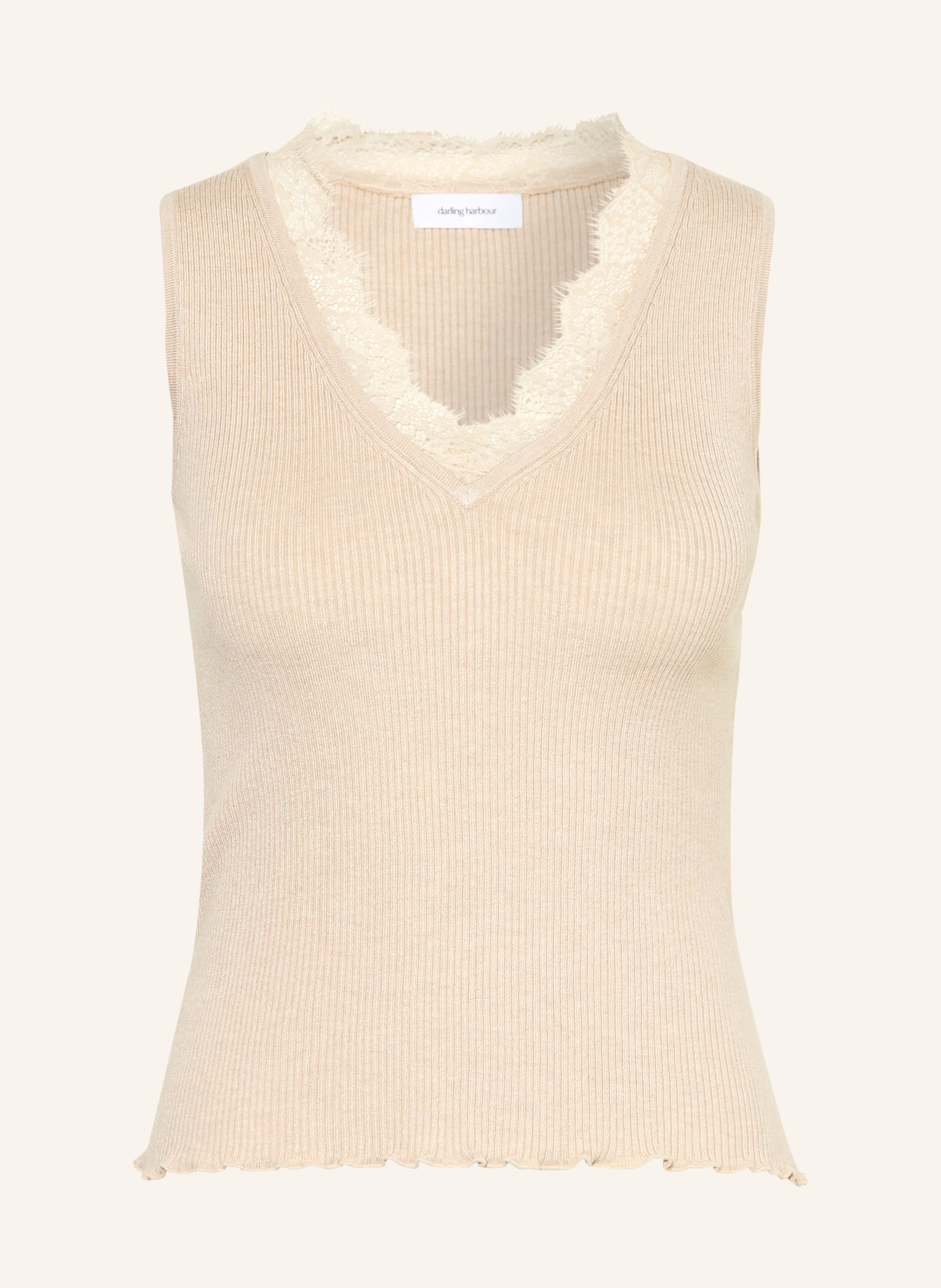 darling harbour Stricktop mit Spitze