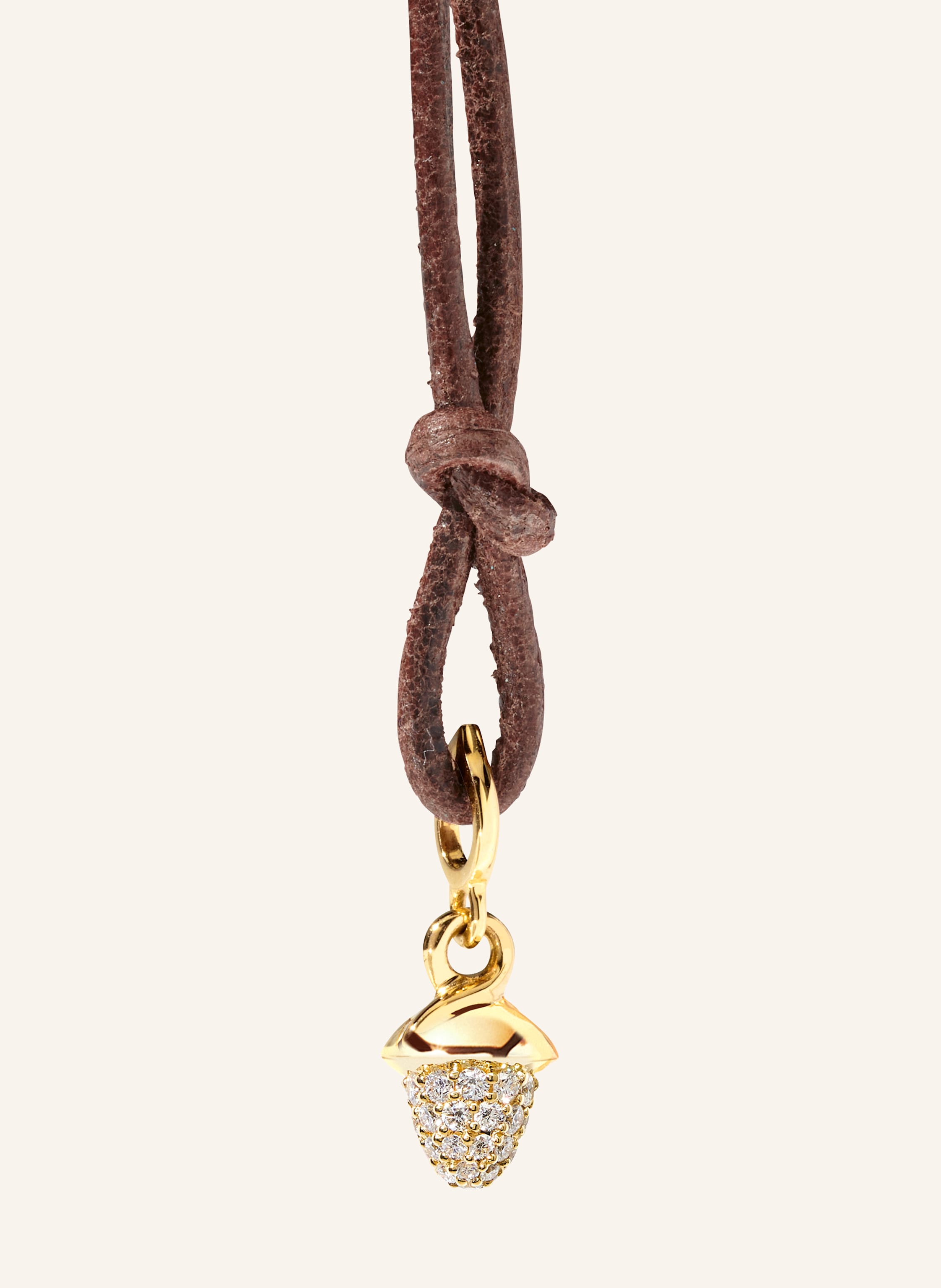 TAMARA COMOLLI Anhänger PENDANT MINIMIKADO DIAMOND PAVÉ 18K Gelbgold