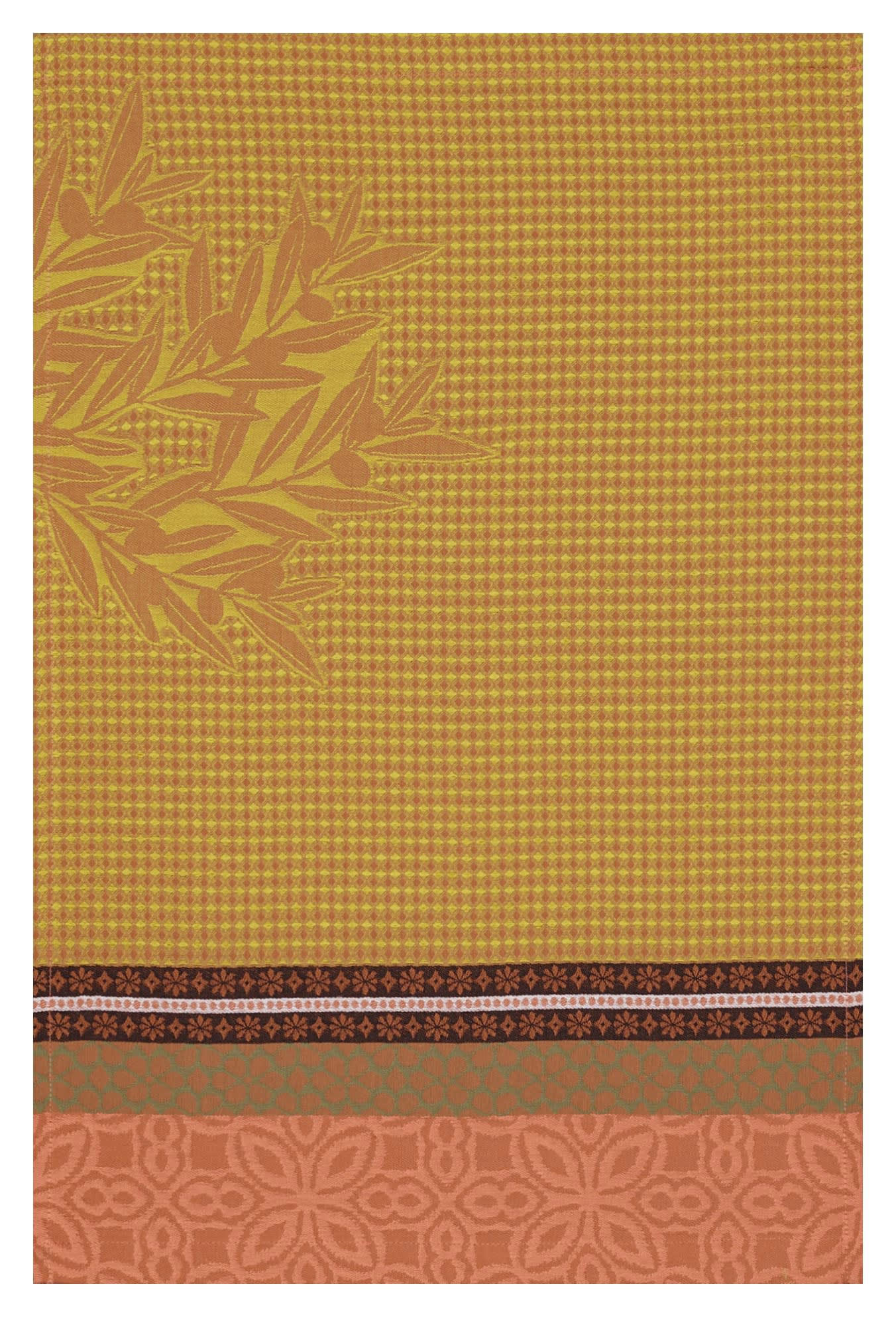 ALPILLES - Essuie-mains en coton tuile 54 x 38