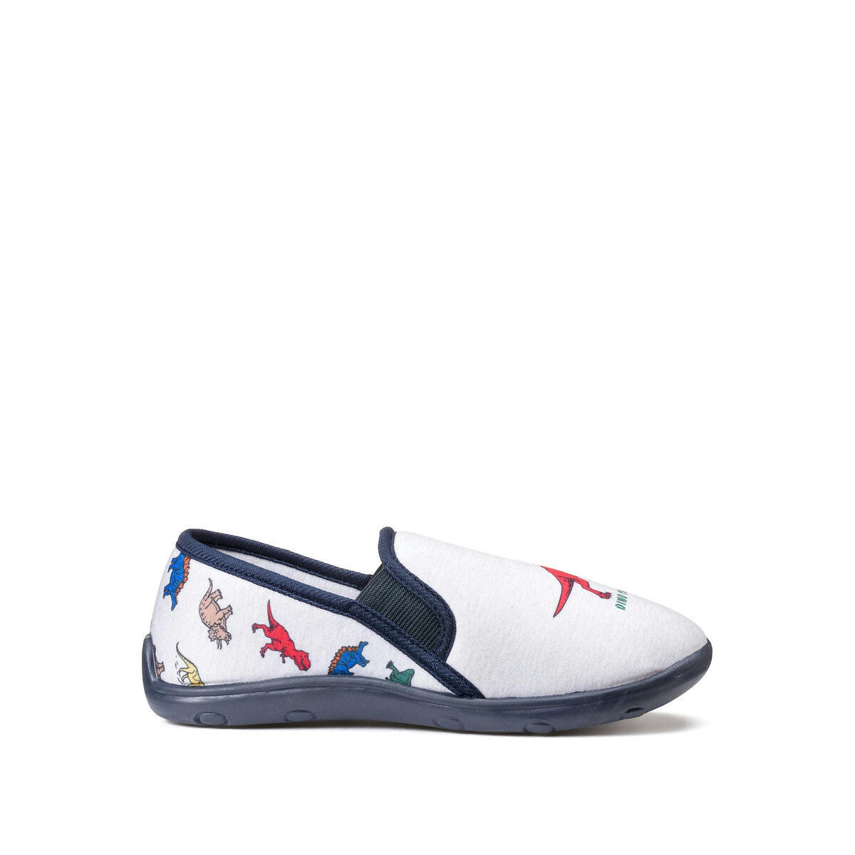 Chaussons charentaises, motifs dinosaures