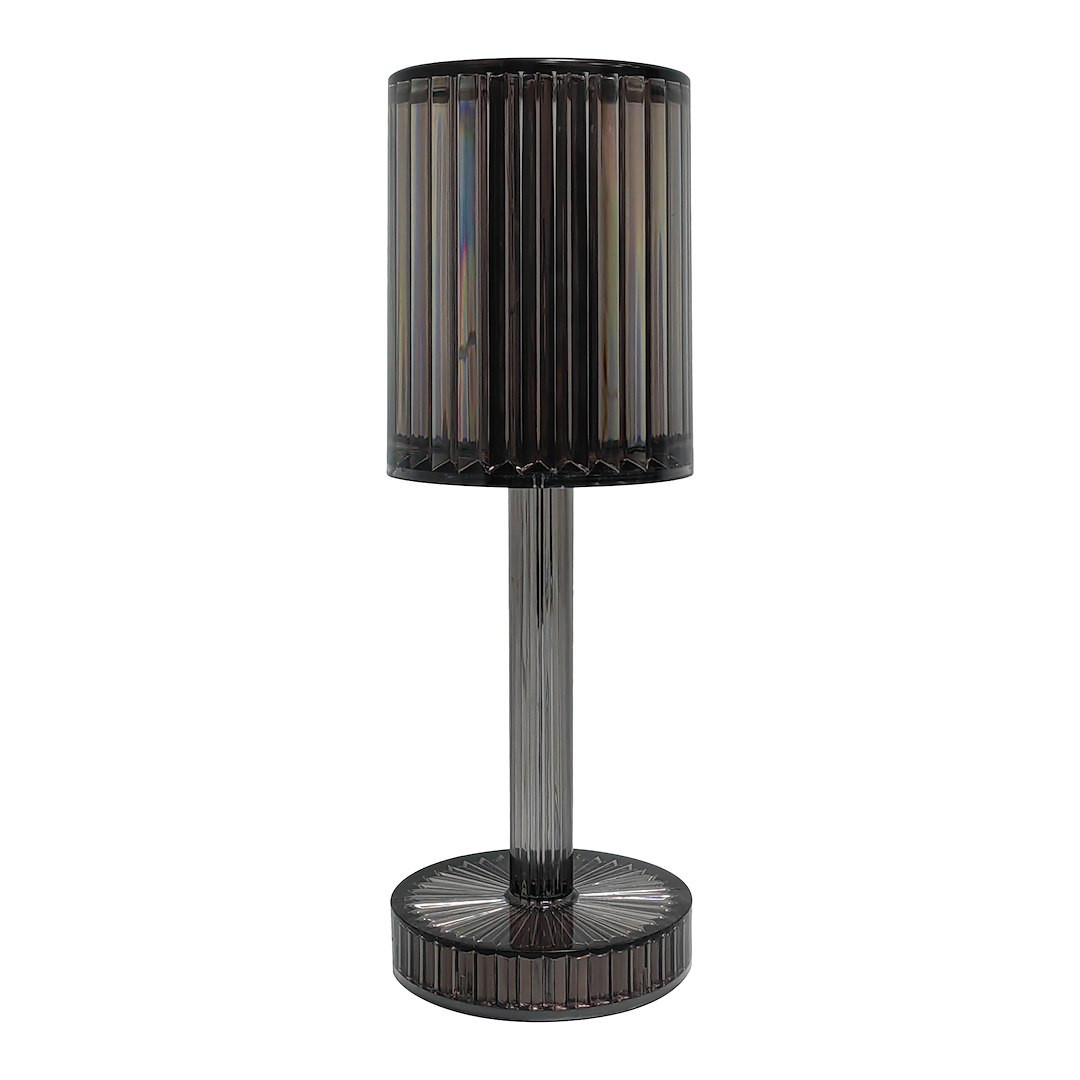Lampa stołowa bezprzewodowa SIMPLE czarna LED 1W wys:24cm Milagro