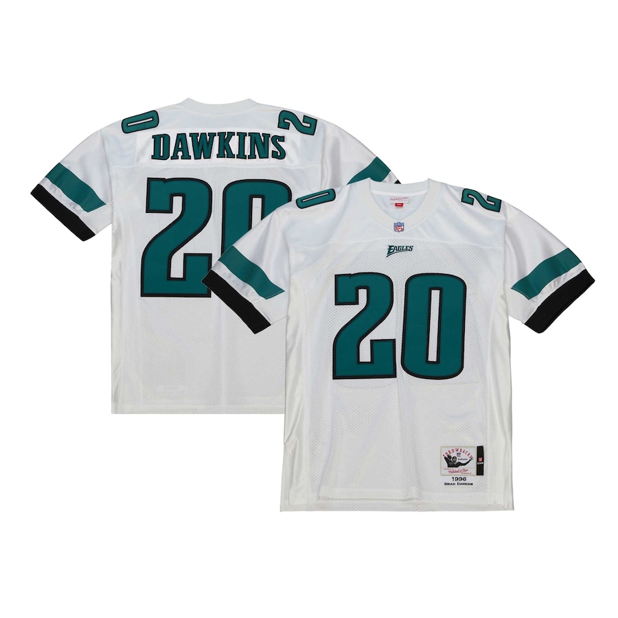 Brian Dawkins Philadelphia Eagles 1996 Authentic Jersey - White