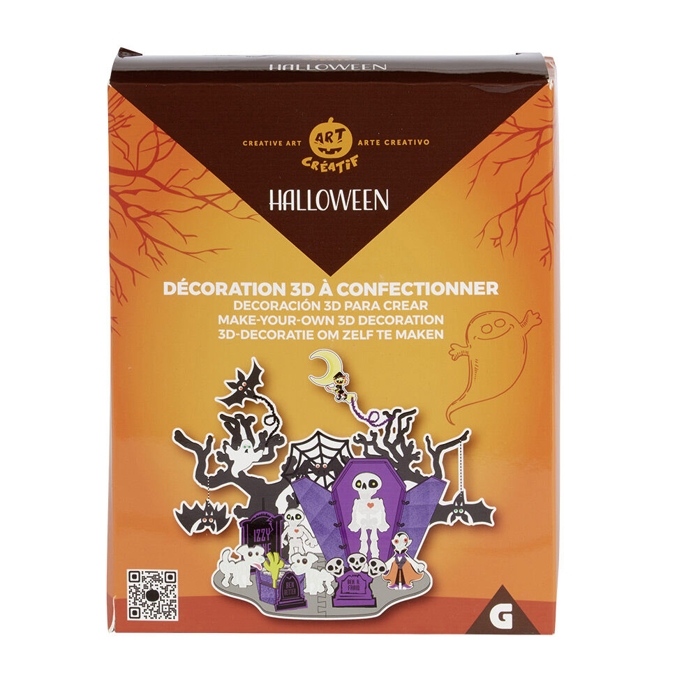 Décoration 3D à confectionner maison Halloween