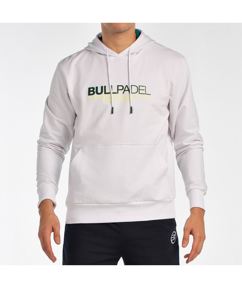 SUDADERA BULLPADEL BOYEN BLANCO
