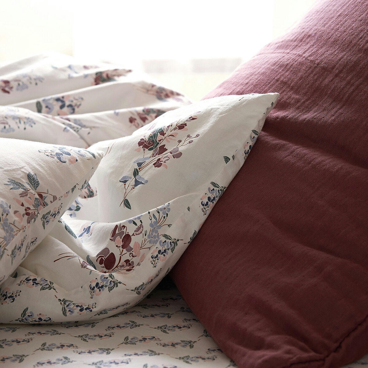 Drap-housse coton lavé, Jeanne