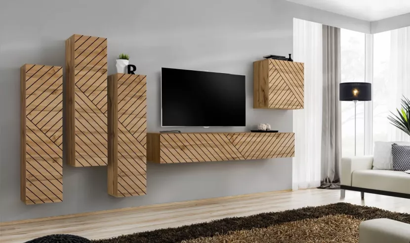 Szafka wisząca SWITCH LAMEL SW2 dąb wotan
