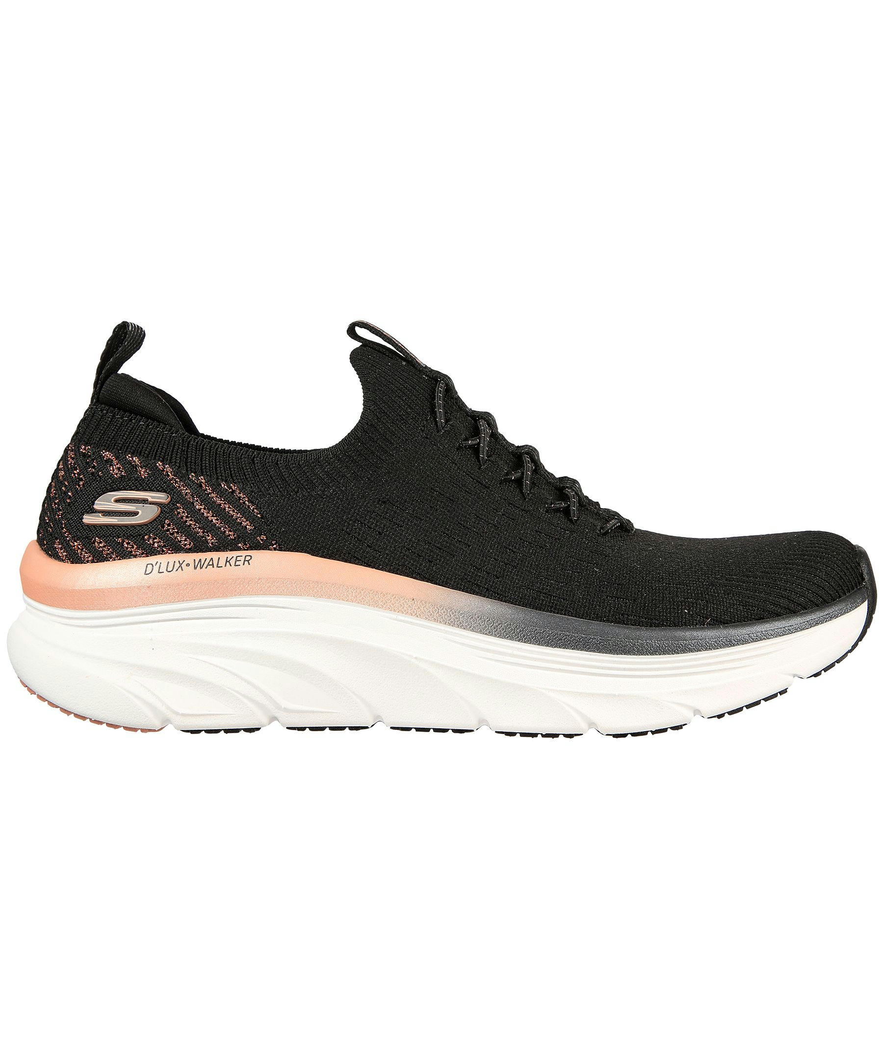 Skechers Women's D'Lux Walker Stretch Fit Bungee Slip-On Shoes