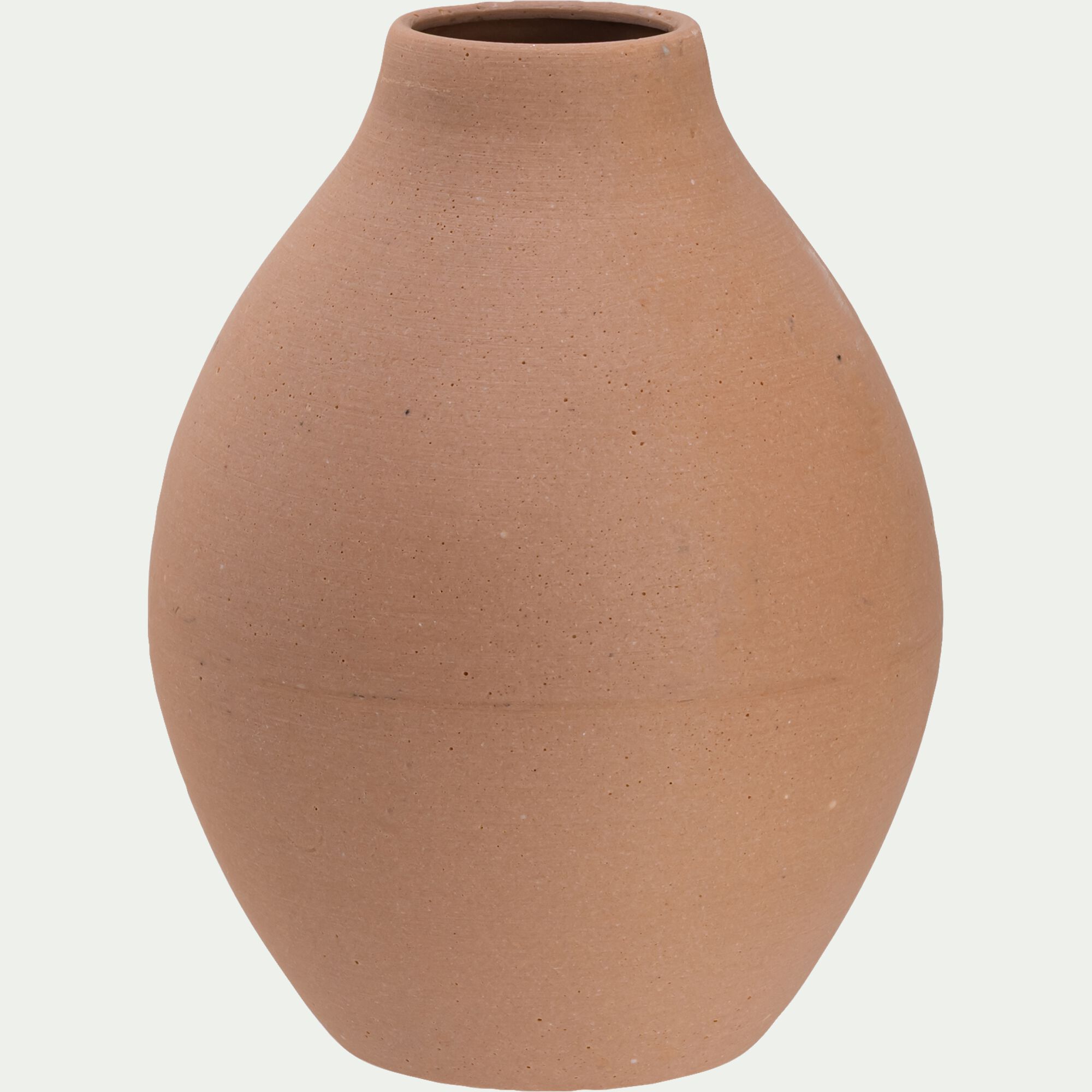 LUSSAS - Vase en polystone H25cm - beige