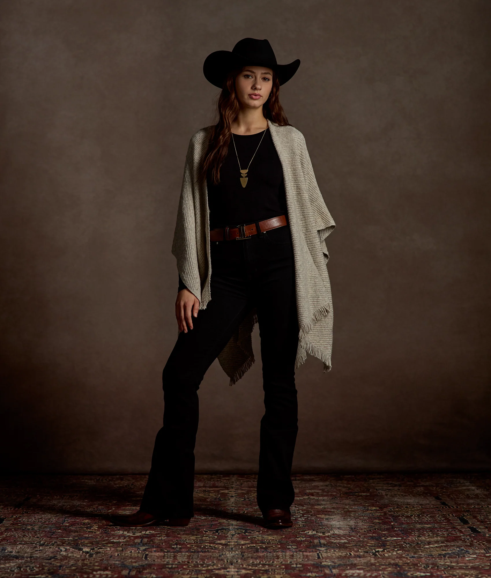 Ava Short Cape - Sand