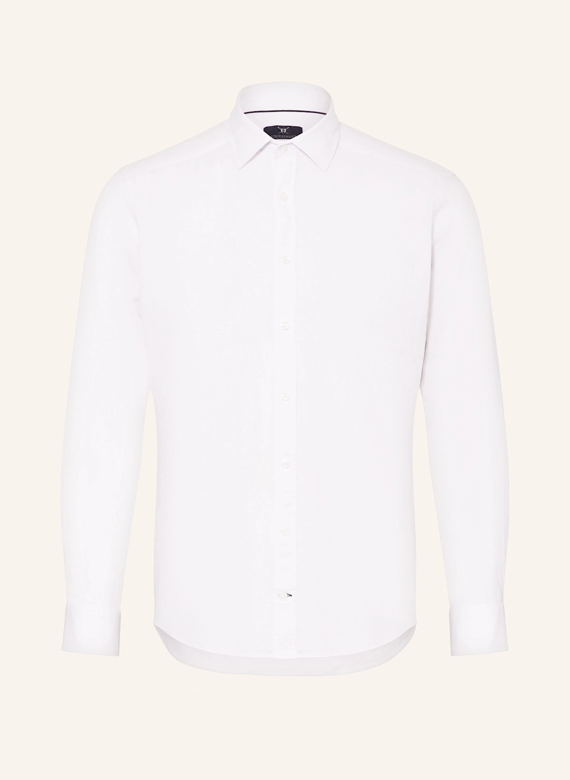 STROKESMAN'S Hemd Regular Fit mit Leinen