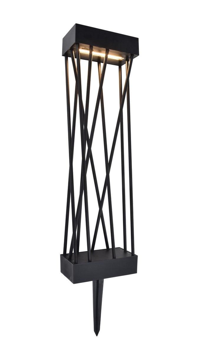 Lampa gruntowa solarna SPIDOczarny LED 1x10.5W 900lm IP54 Lutec