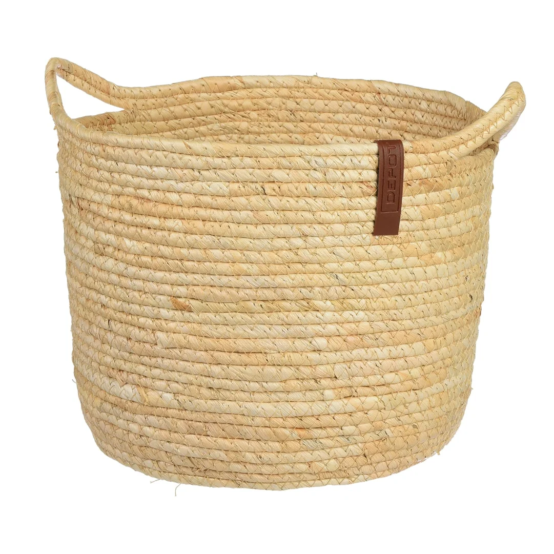 Aufbewahrungskorb Mila Beige, ⌀ 25 cm, H 230 mm