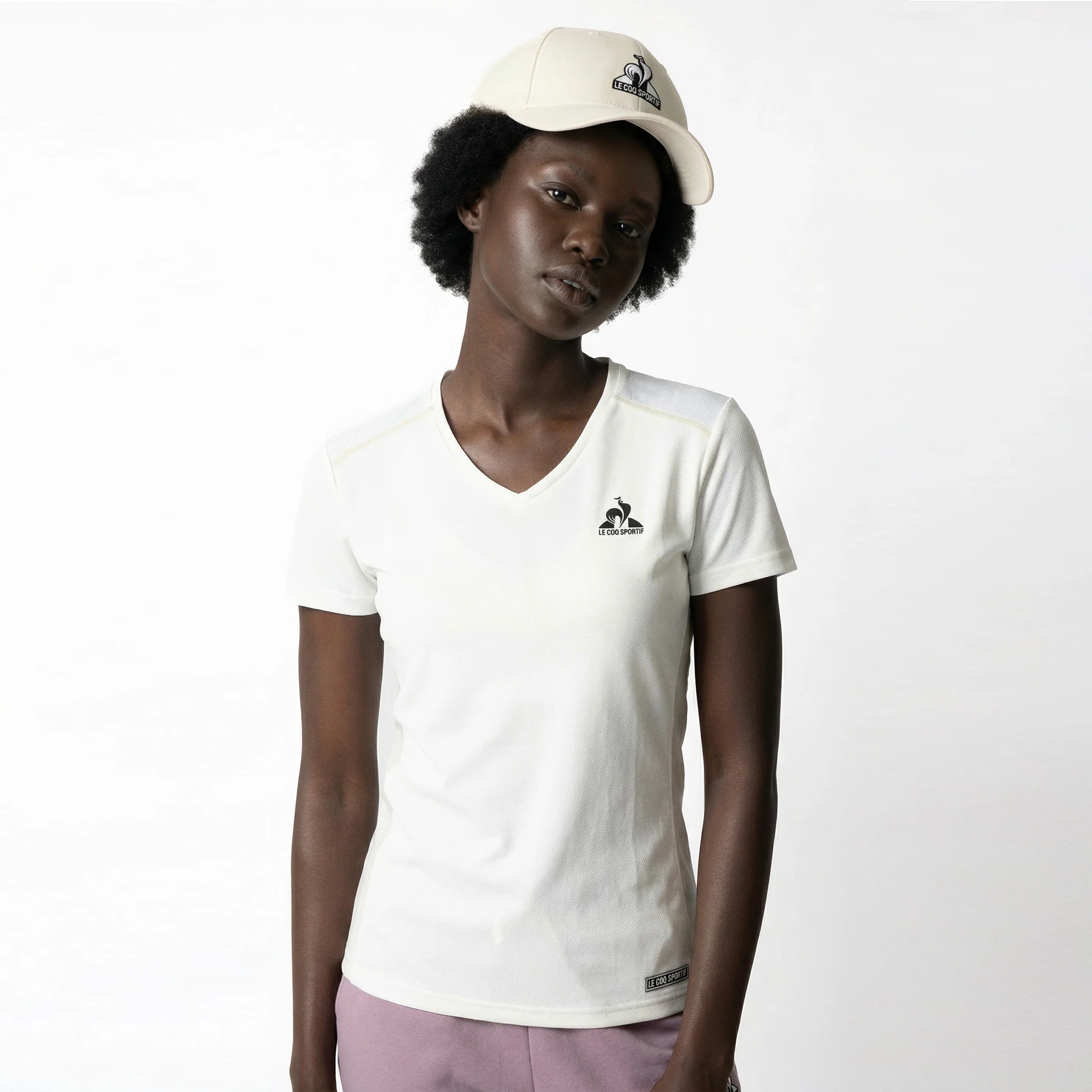 T-shirt de sport avec empiècements ajourés