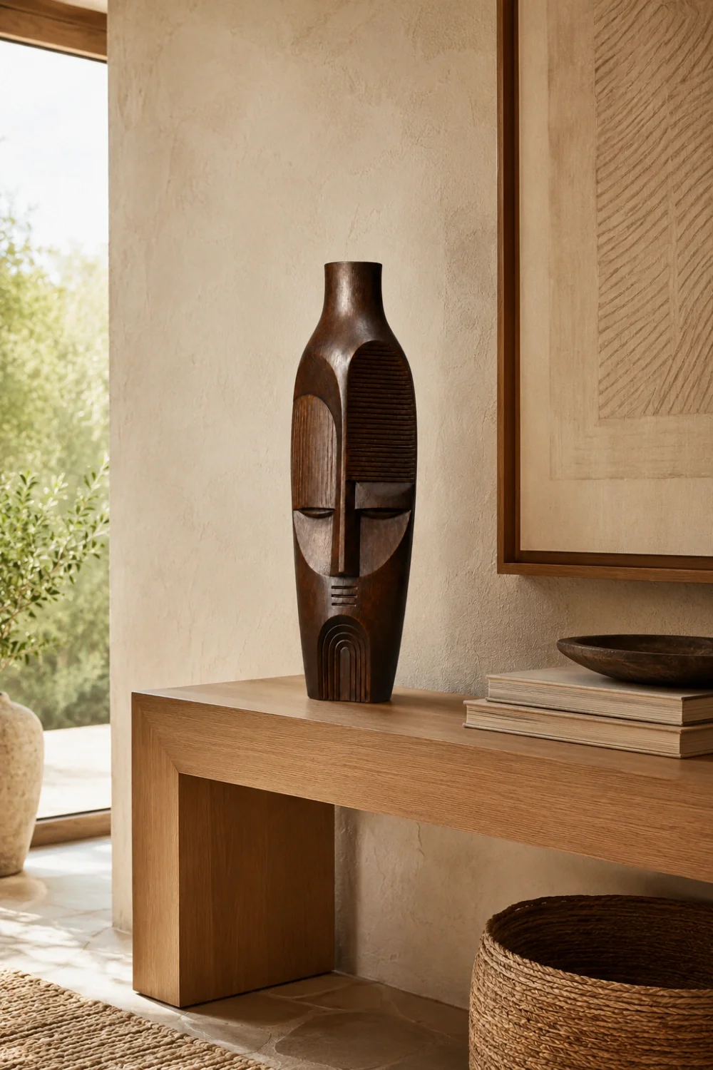 Vase Wood Sculpture #WG103
