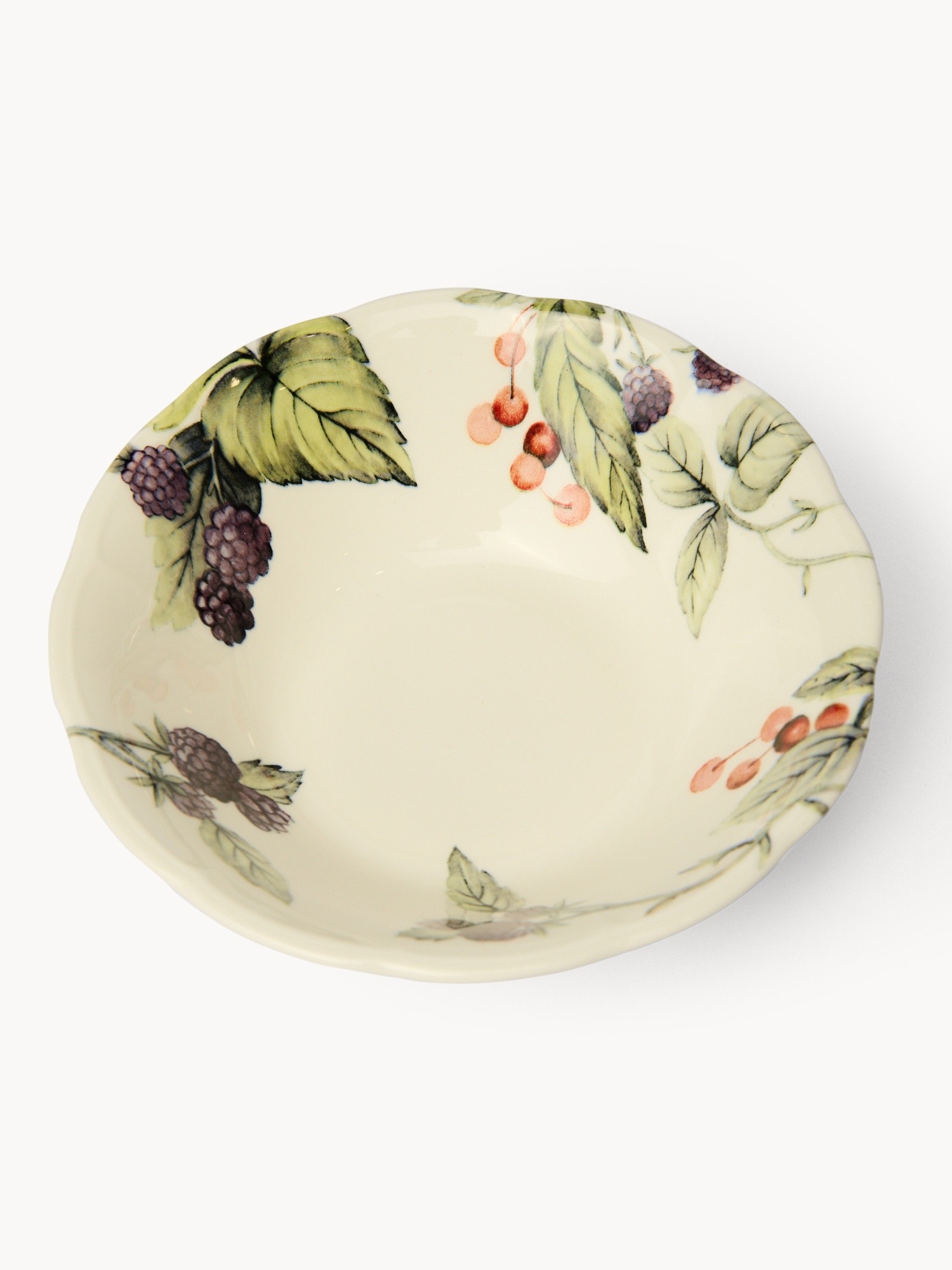 Coppetta in ceramica motivo bacche- Prezzo di lancio