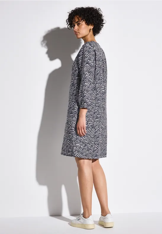 Gemustertes Tunika-Kleid