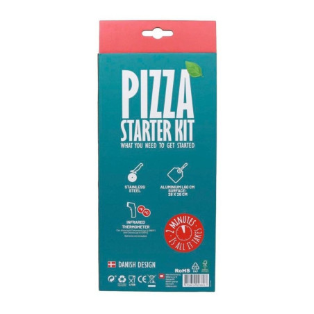 Coffret pelle à pizza   roulette   thermomètre infrarouge - Cozze
