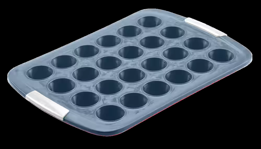 Vida by PADERNO Silicone Non-Stick Mini Muffin Pan, 24-Cup