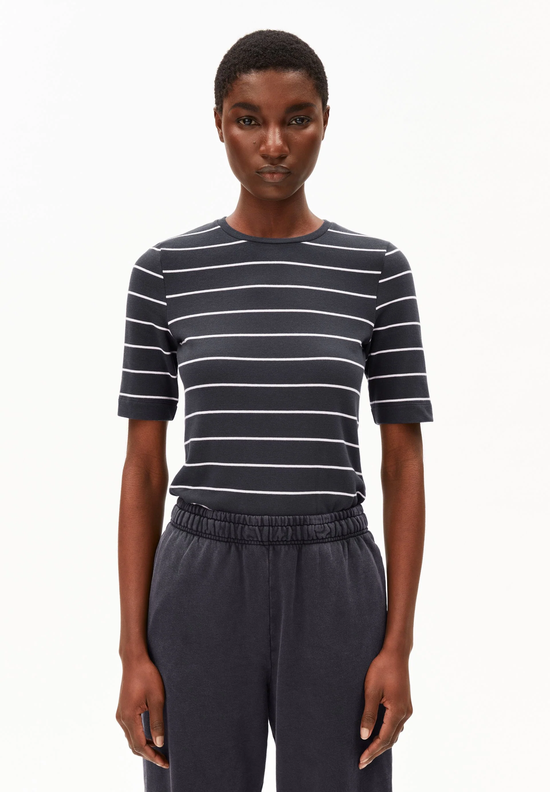 JAANISARA GESTREIFTES T-SHIRT