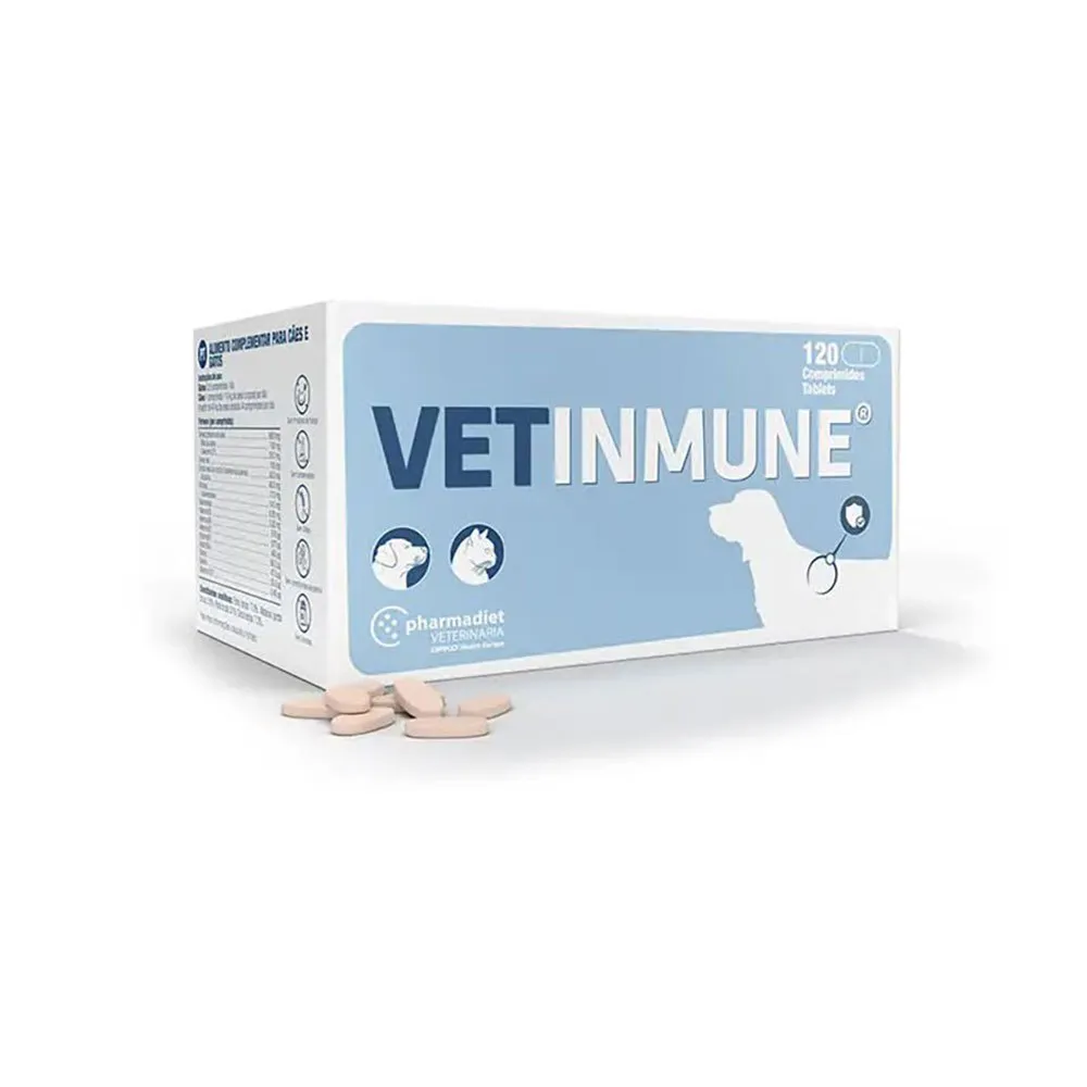 Pharmadiet Vetinmune Dog Cat Supplement 120 units