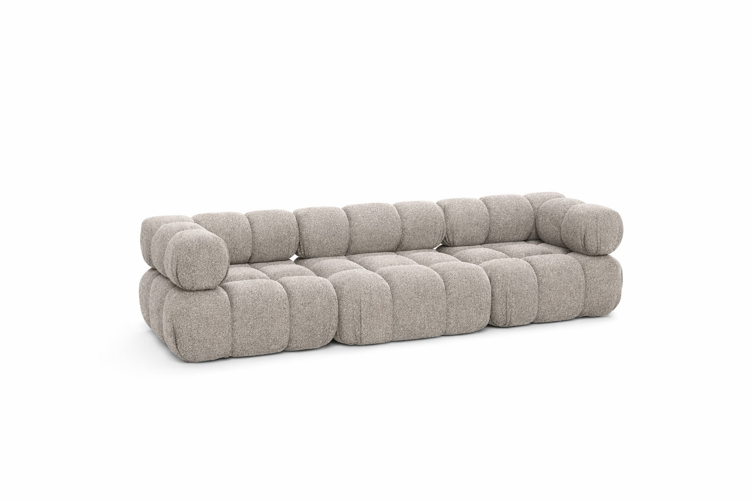 Sofa modułowa trzyosobowa, bukla Abriamo, Beżowy, Selia
