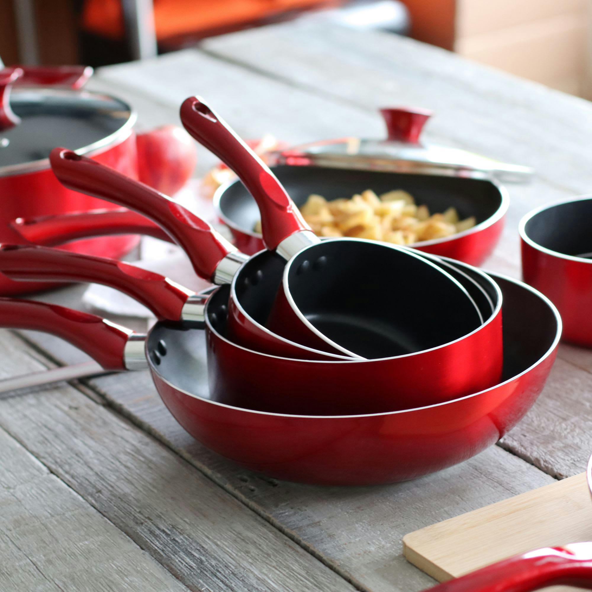 CERISE - Wok en aluminium Ø28cm - compatible induction