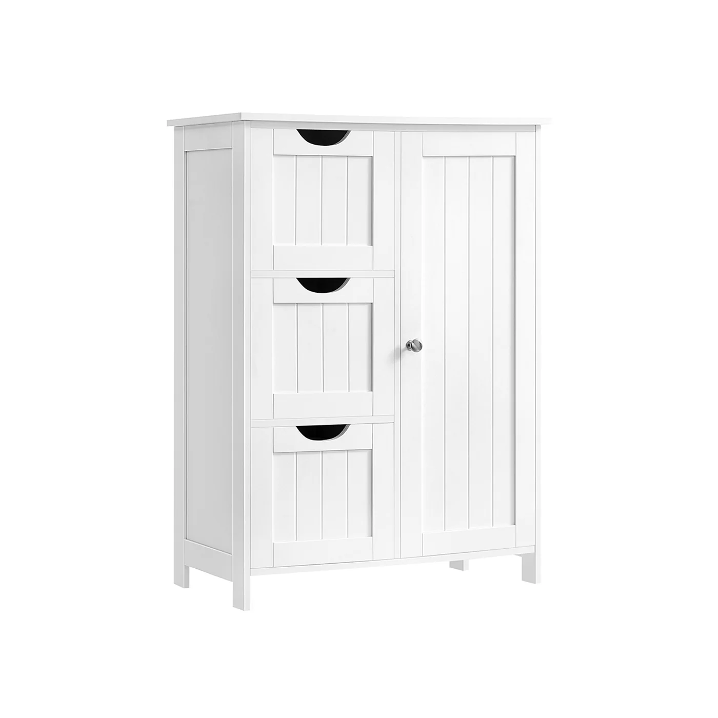 Meuble avec 3 tiroirs blanc