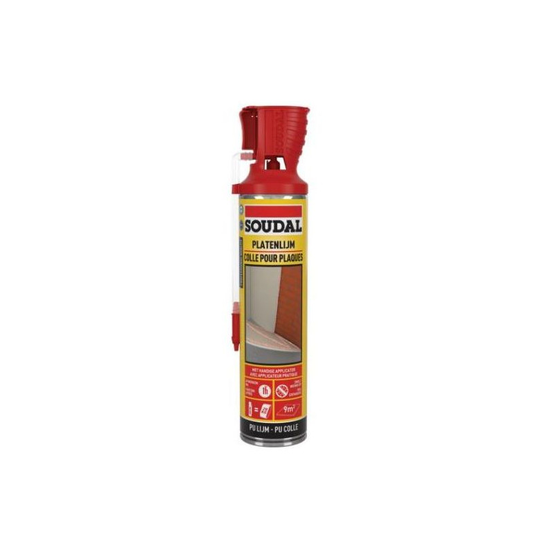 Colle pour plaque d'isolation Genius PU 0,6 L SOUDAL