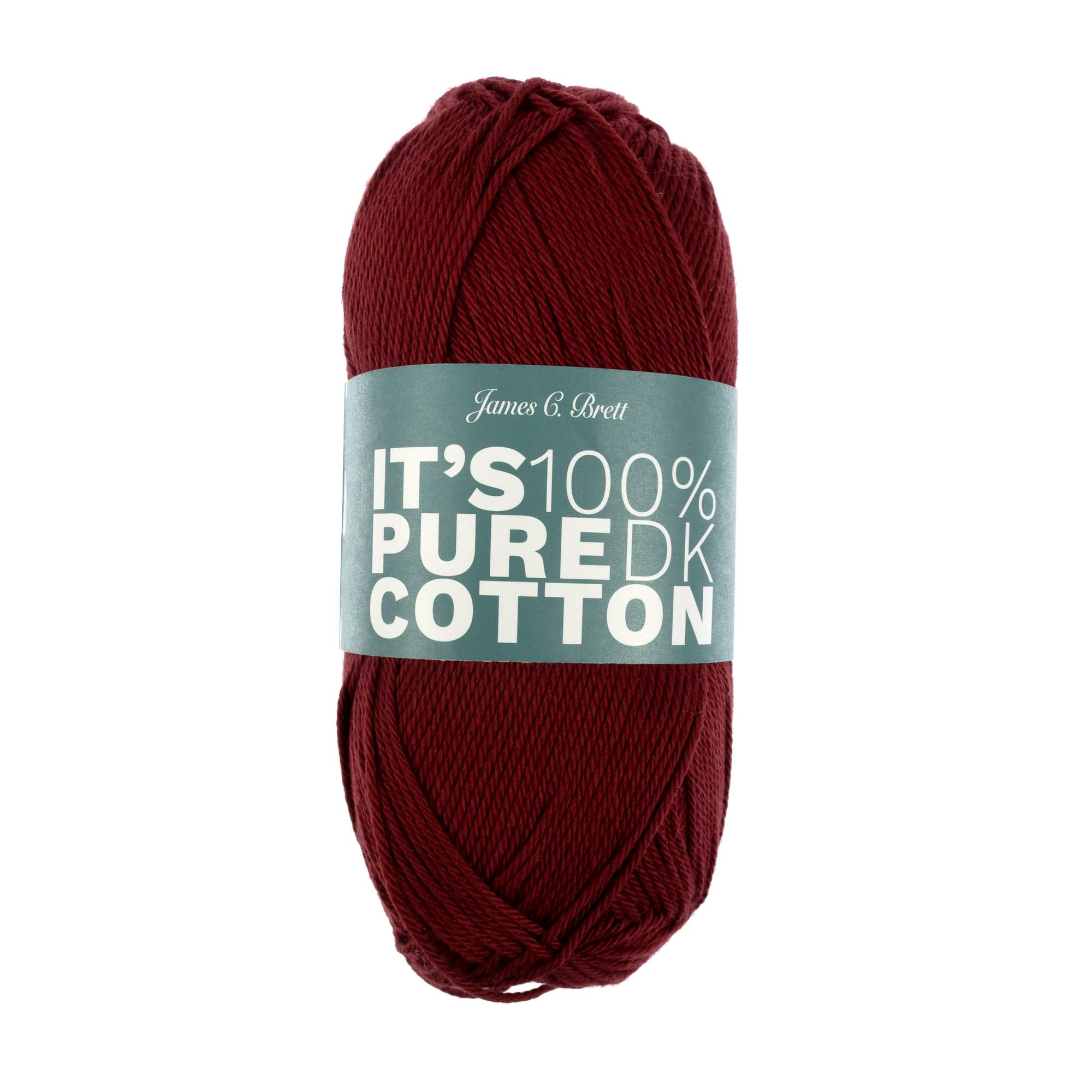 James C Brett Claret It’s Pure Cotton Yarn 100g