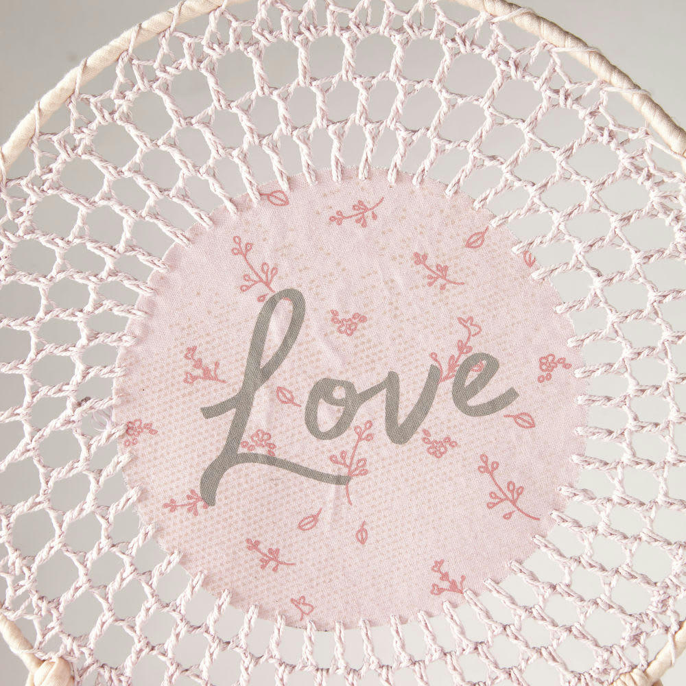 BUCOLIQUE - Attrape-rêves rose 25x82