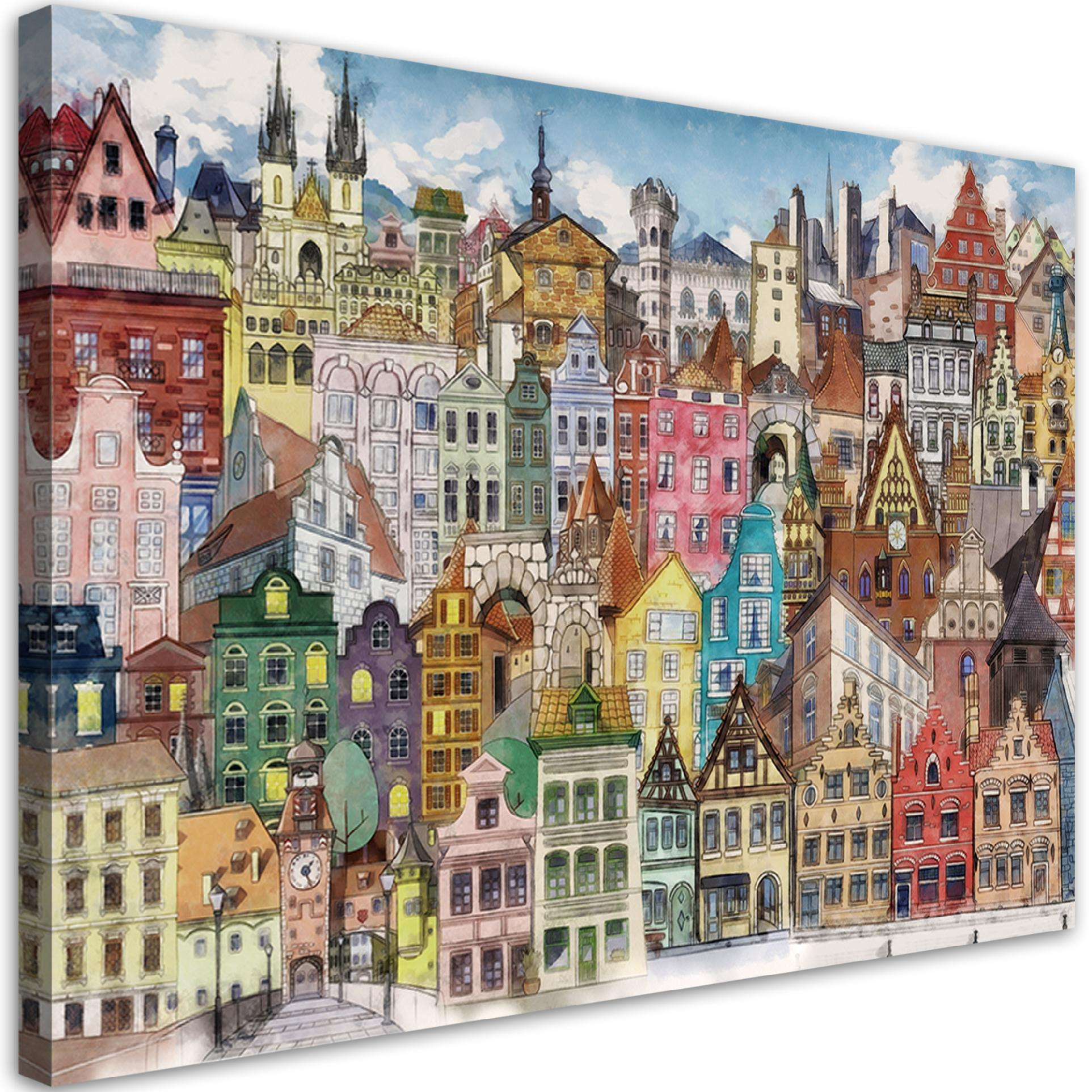 Feeby Obraz na płótnie Wesołe miasto