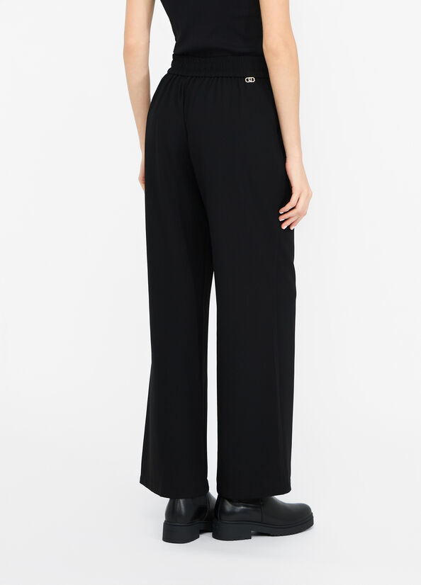 Pantaloni in cady cr&ecirc;pe