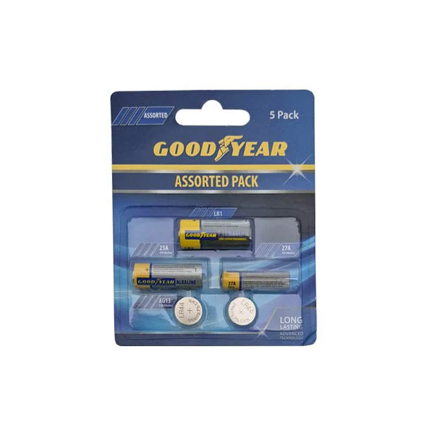 Good Year Alkaline Assorted Battery 5 Pk
