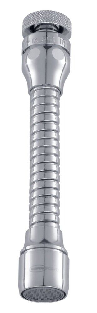 LUFTEVENTIL NEOPERL® HONEYCOMB PCA® MED KULELEDD OG METALLSLANGE M22X1 / M24X1 ~ 7 L/MIN