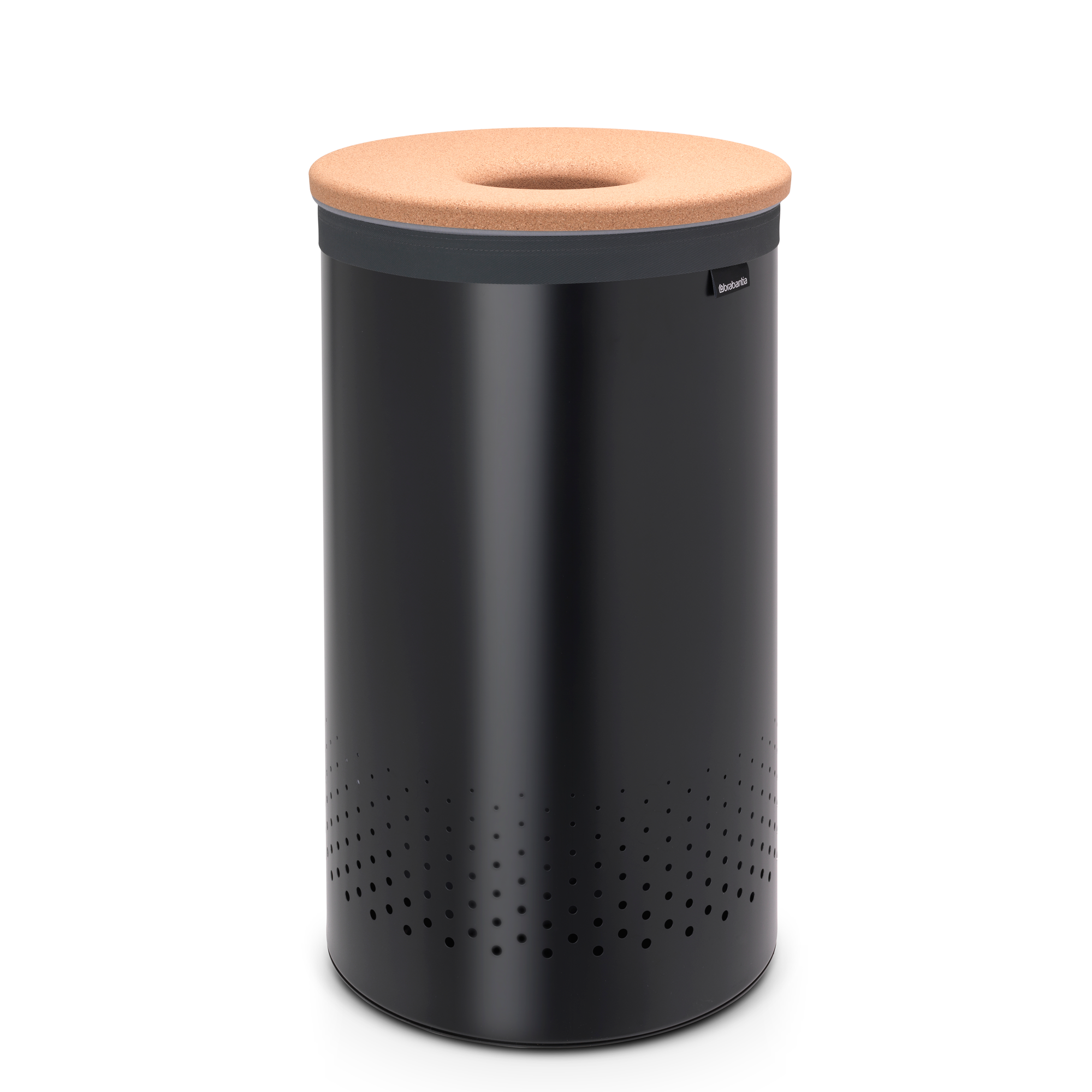 Brabantia Wasbox, 60 liter, kurken deksel - Matt Black
