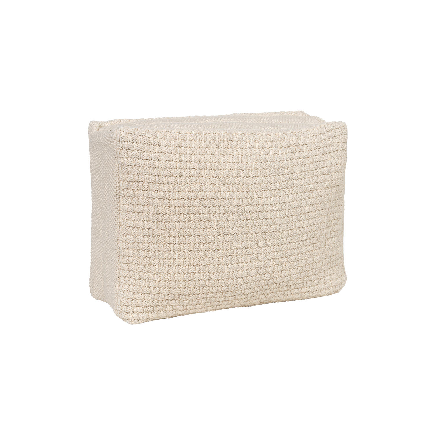 Strikket Toilettaske Petra, beige melange