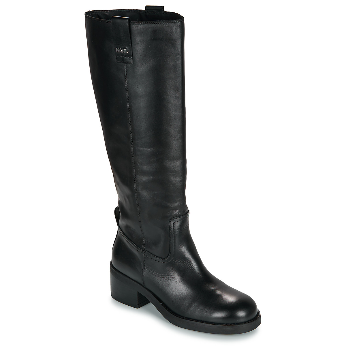 Karl Lagerfeld - BROOKLYN Hi Leg Boot - Black