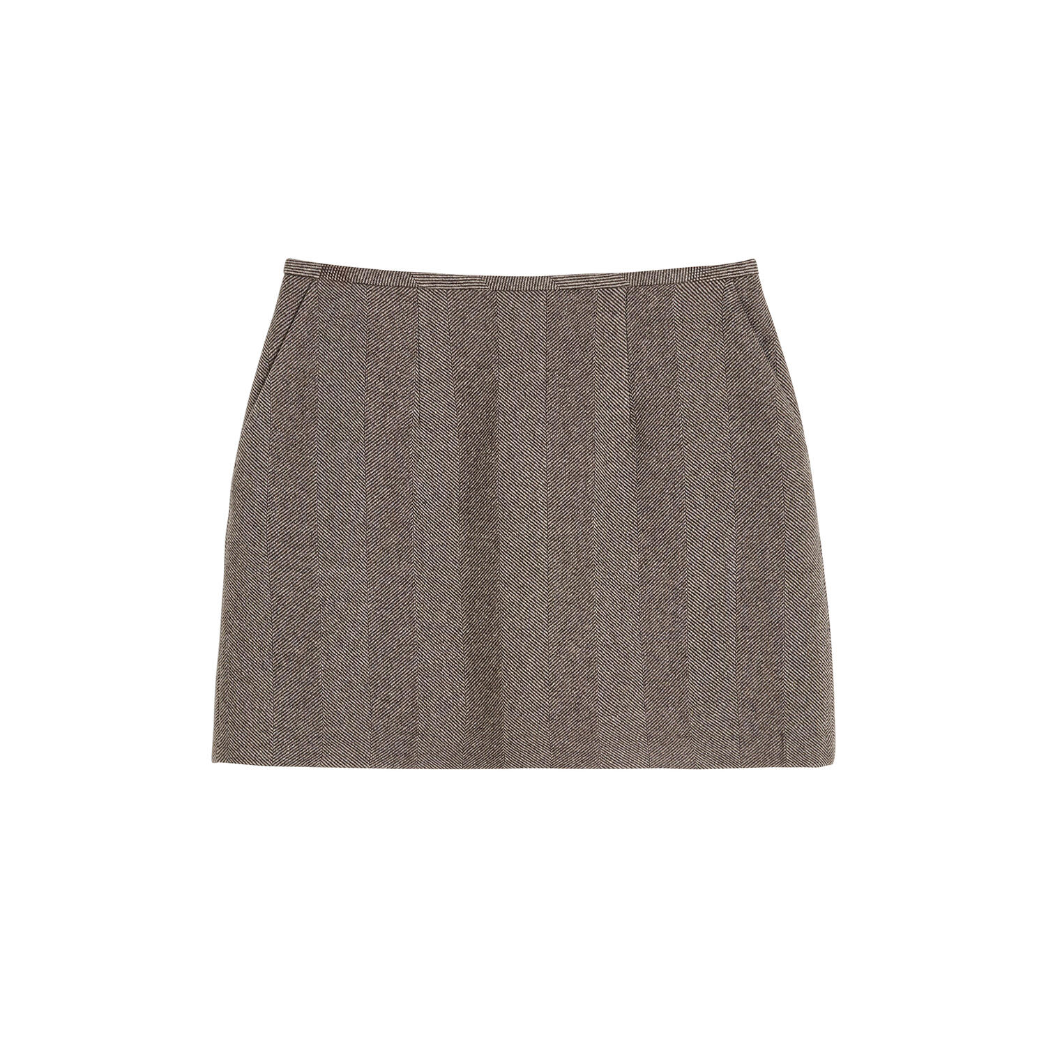 Mini Skirt, herringbone