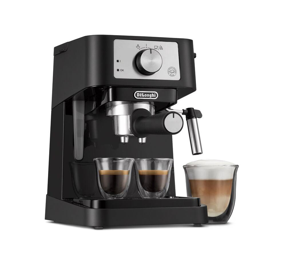 DeLonghi Stilosa Espresso Maker, 15-Bar Pump, Black