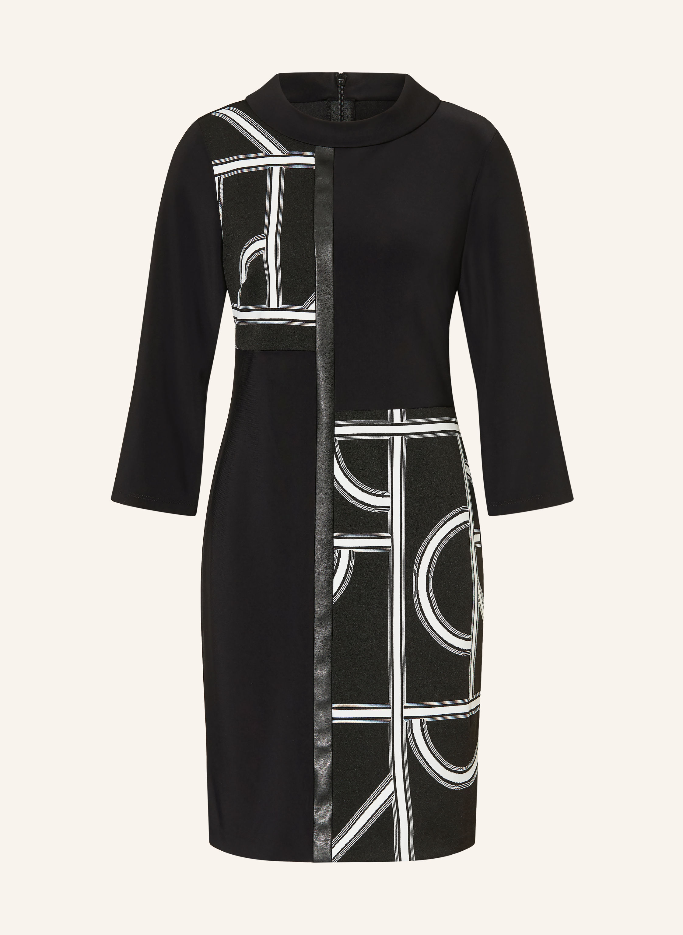 Joseph Ribkoff Kleid im Materialmix mit 3/4-Arm