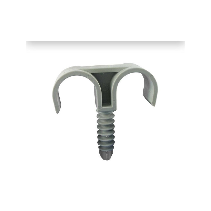 Clip à cheville double Ø 20 mm 10 pièces REDDY